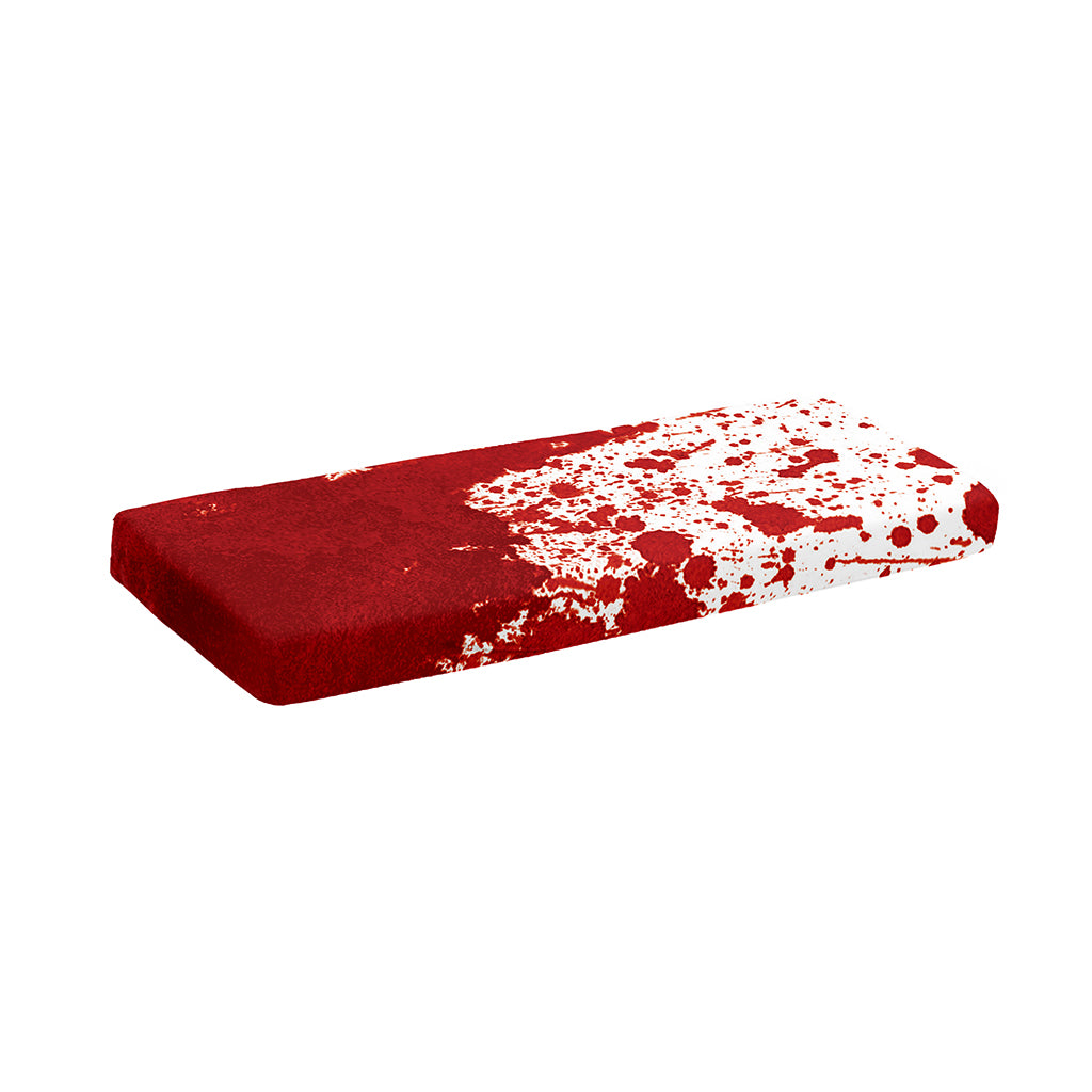 Red Blood Stains Print Piano Keyboard Cover