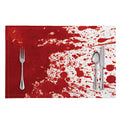 Red Blood Stains Print Placemat