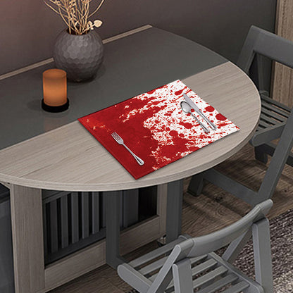 Red Blood Stains Print Placemat