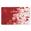 Red Blood Stains Print Polyester Doormat