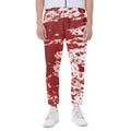 Red Blood Stains Print Joggers