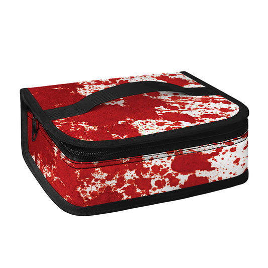 Red Blood Stains Print Small Lunch Bag