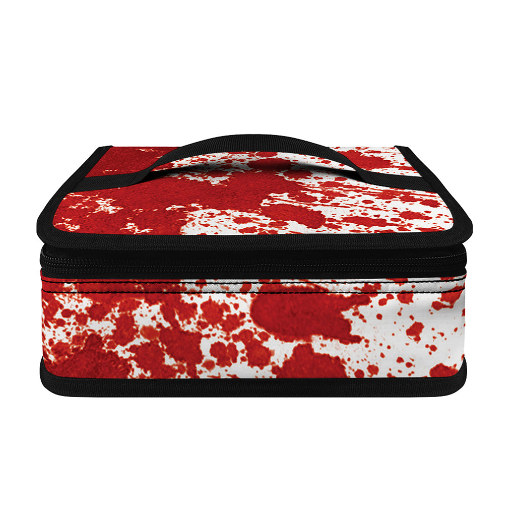 Red Blood Stains Print Small Lunch Bag
