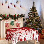Red Blood Stains Print Tablecloth