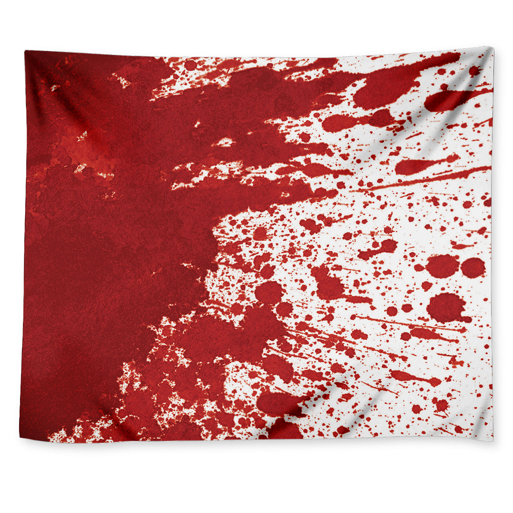 Red Blood Stains Print Tapestry