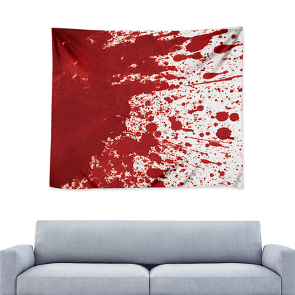 Red Blood Stains Print Tapestry