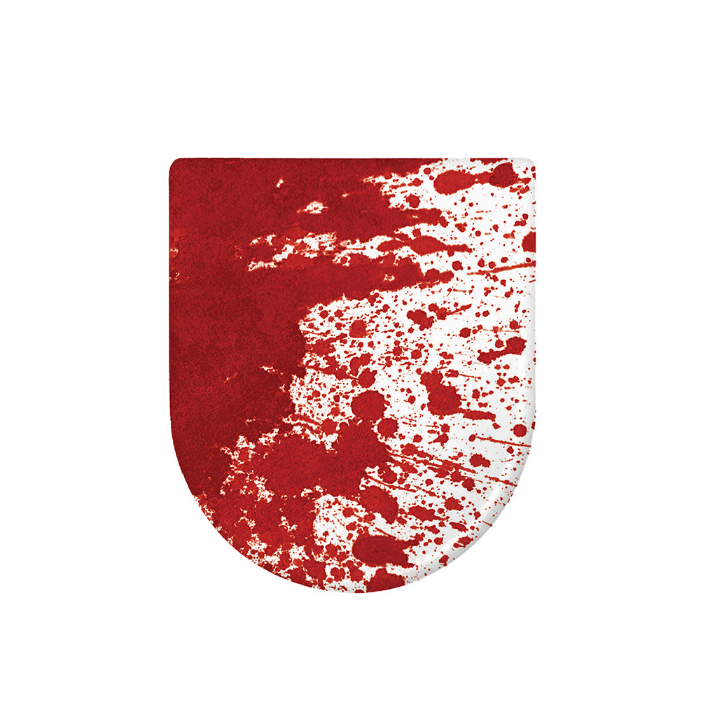 Red Blood Stains Print Toilet Lid Cover