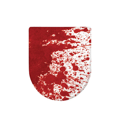 Red Blood Stains Print Toilet Lid Cover