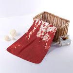 Red Blood Stains Print Towel