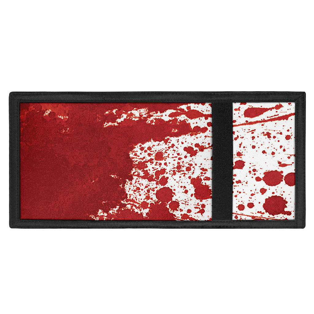 Red Blood Stains Print Trifold Wallet