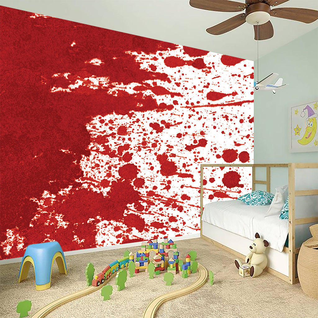 Red Blood Stains Print Wall Sticker