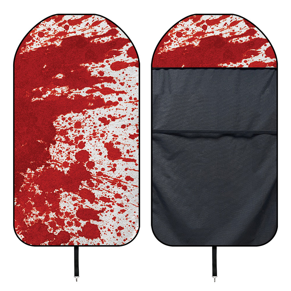 Red Blood Stains Print Waterproof Car Seat Cover