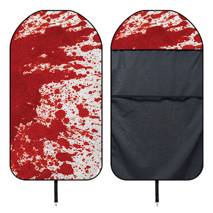 Red Blood Stains Print Waterproof Car Seat Cover