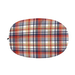 Red Blue And Beige Madras Plaid Print Car Side Mirror Covers