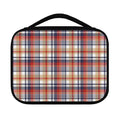 Red Blue And Beige Madras Plaid Print Classic Bible Case