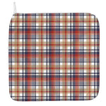 Red Blue And Beige Madras Plaid Print Hand Towel