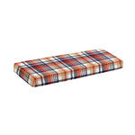 Red Blue And Beige Madras Plaid Print Piano Keyboard Cover