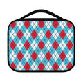 Red Blue And White Argyle Pattern Print Classic Bible Case