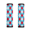 Red Blue And White Argyle Pattern Print Handle Covers