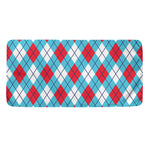 Red Blue And White Argyle Pattern Print Towel