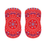 Red Blue And White Bandana Print Bar Stool Covers