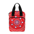 Red Blue And White Bandana Print Bible Tote Bag