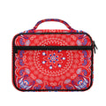 Red Blue And White Bandana Print Briefcase Bible Bag