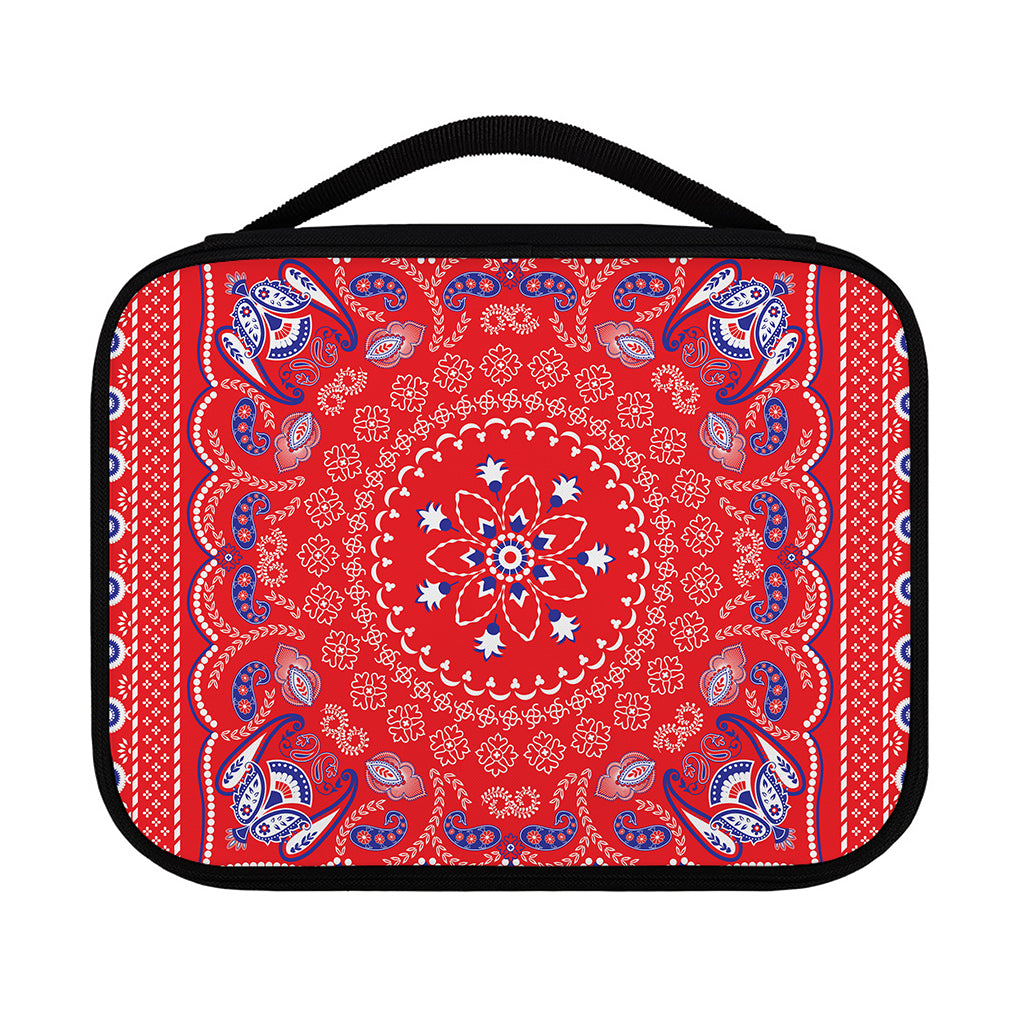 Red Blue And White Bandana Print Classic Bible Case