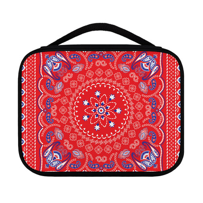 Red Blue And White Bandana Print Classic Bible Case