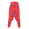 Red Blue And White Bandana Print Hammer Pants