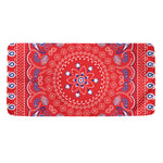 Red Blue And White Bandana Print Towel
