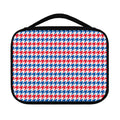 Red Blue And White Houndstooth Print Classic Bible Case