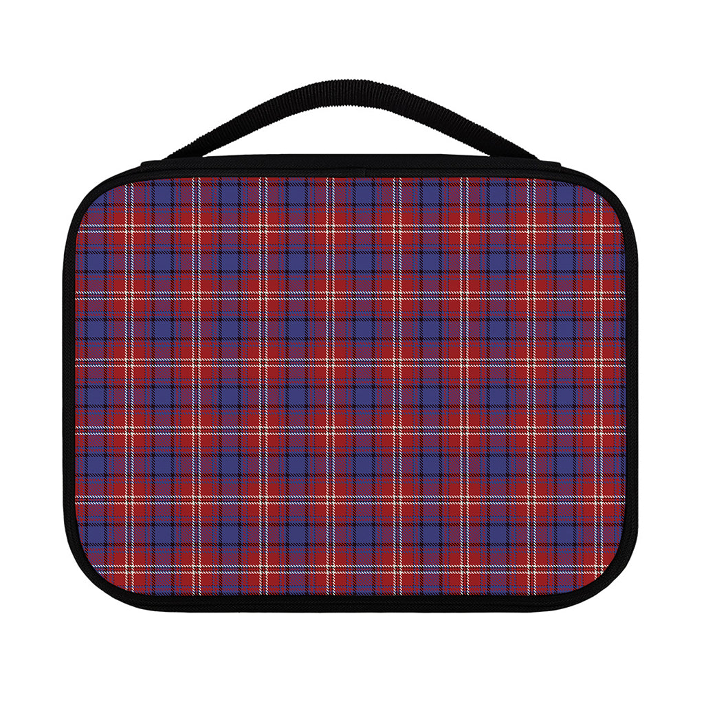Red Blue And White Tartan Pattern Print Classic Bible Case