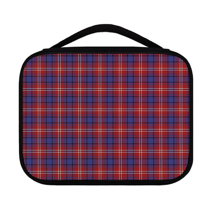 Red Blue And White Tartan Pattern Print Classic Bible Case