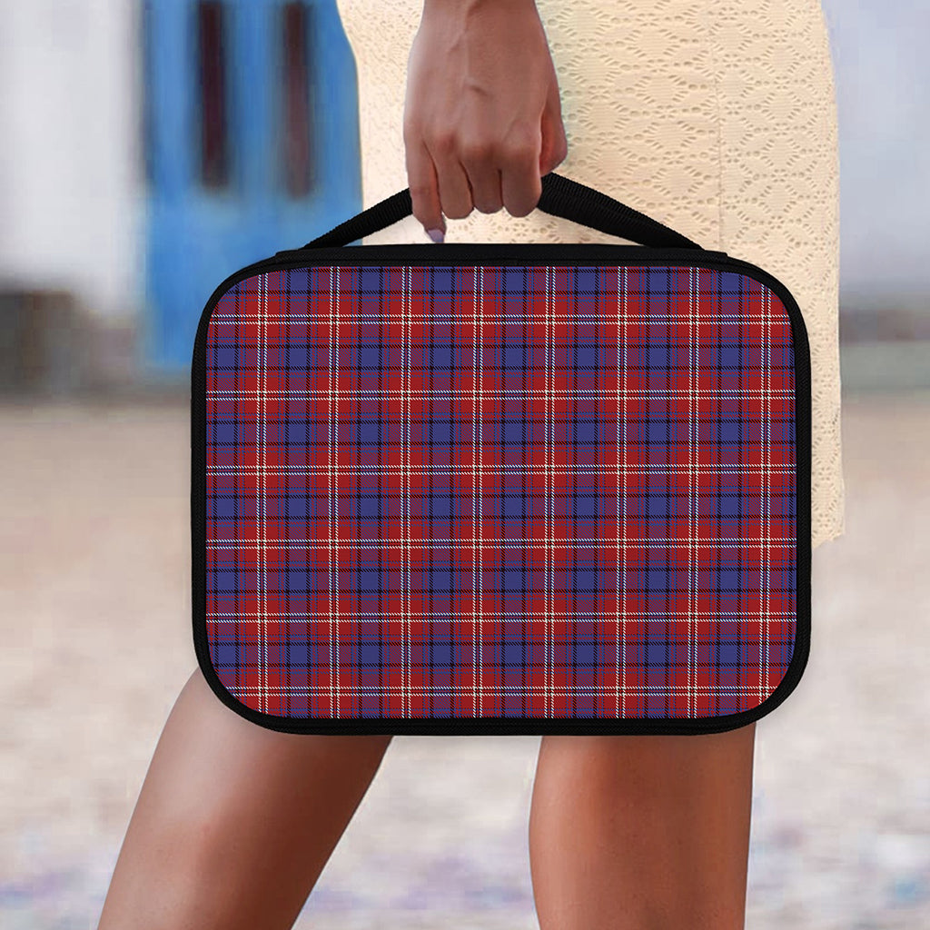 Red Blue And White Tartan Pattern Print Classic Bible Case