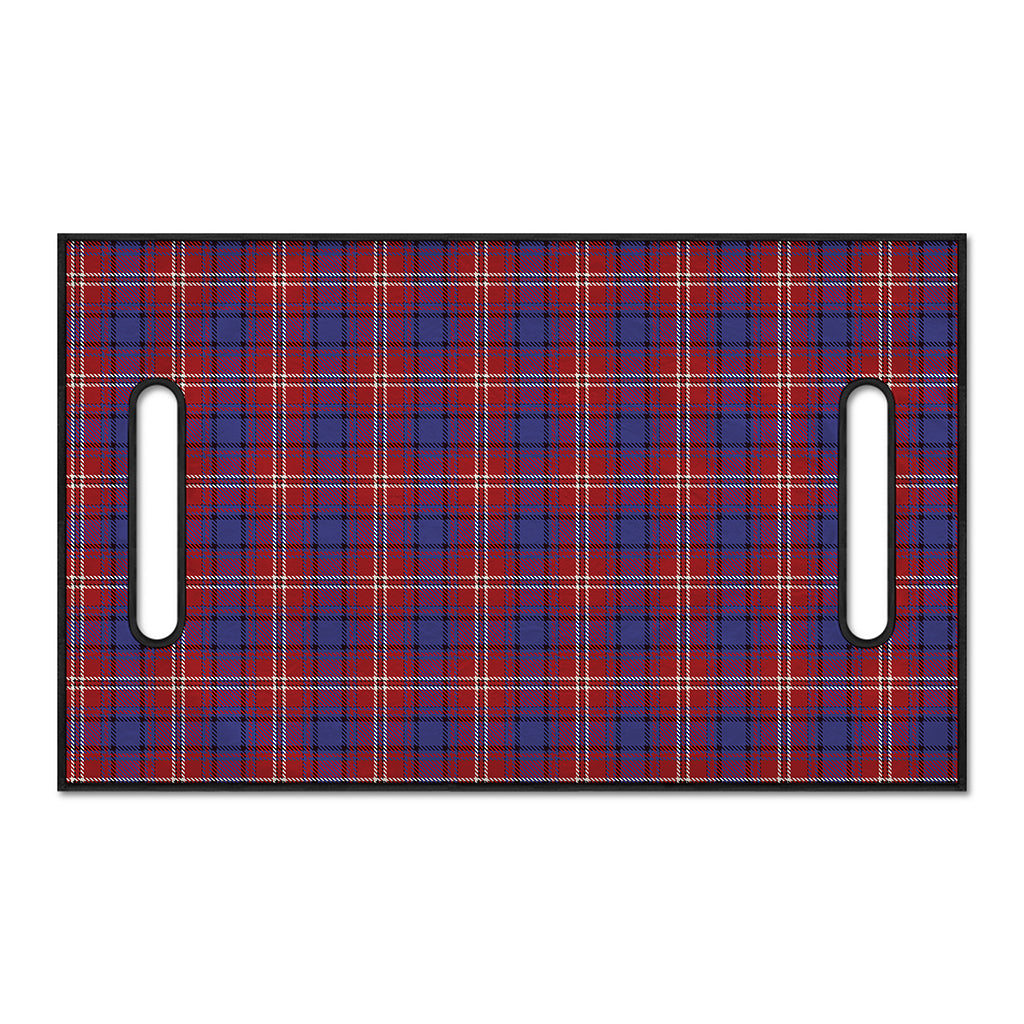 Red Blue And White Tartan Pattern Print Golf Cart Seat Cover