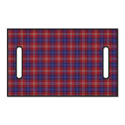 Red Blue And White Tartan Pattern Print Golf Cart Seat Cover