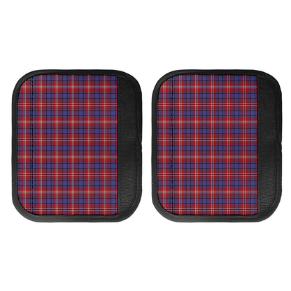 Red Blue And White Tartan Pattern Print Handle Covers