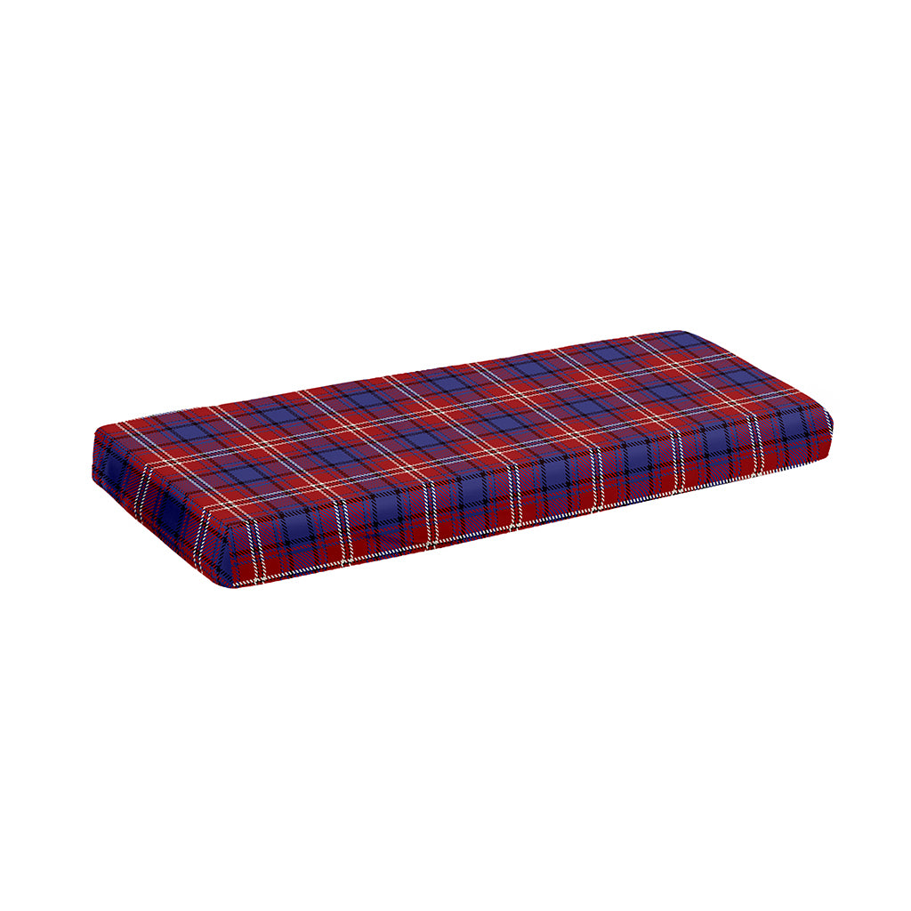 Red Blue And White Tartan Pattern Print Piano Keyboard Cover