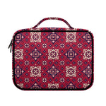 Red Boho Flower Pattern Print Briefcase Bible Bag