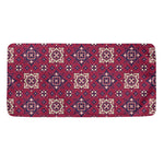 Red Boho Flower Pattern Print Towel