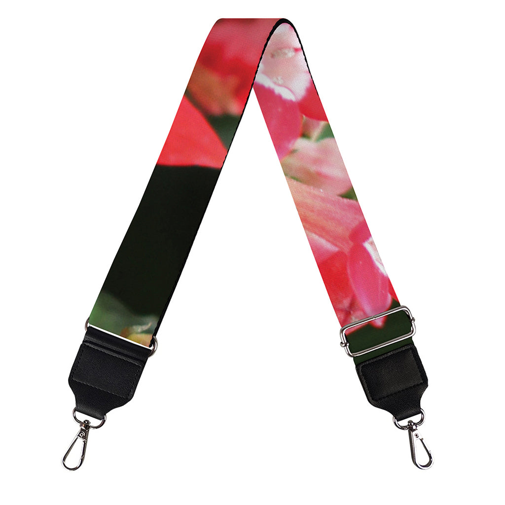 Red Bouvardia Print Bag Strap