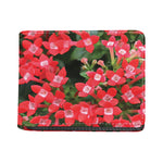 Red Bouvardia Print Bifold Wallet