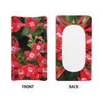 Red Bouvardia Print Changing Pad Cover