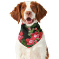 Red Bouvardia Print Dog Bandana