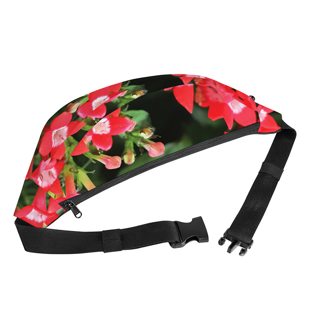Red Bouvardia Print Fanny Pack