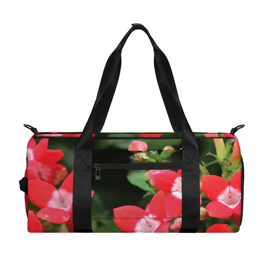 Red Bouvardia Print Gym Bag