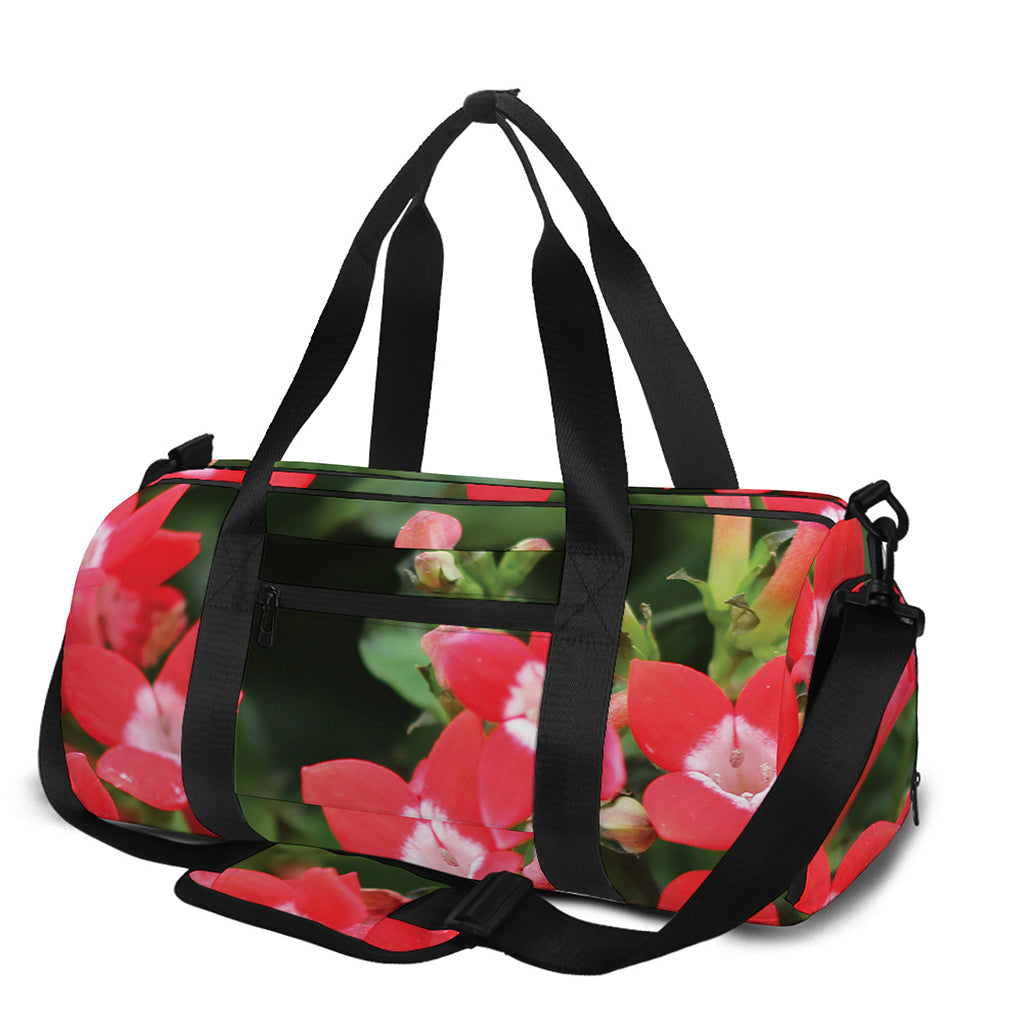 Red Bouvardia Print Gym Bag