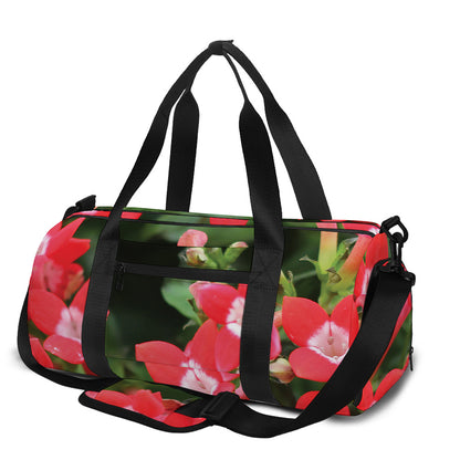 Red Bouvardia Print Gym Bag