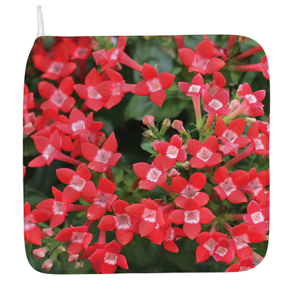 Red Bouvardia Print Hand Towel